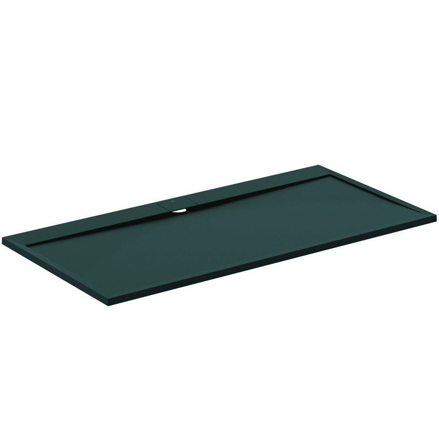 Douchebak I.LIFE ultra flat solid composiet 200x100cm rechthoekig zwart235