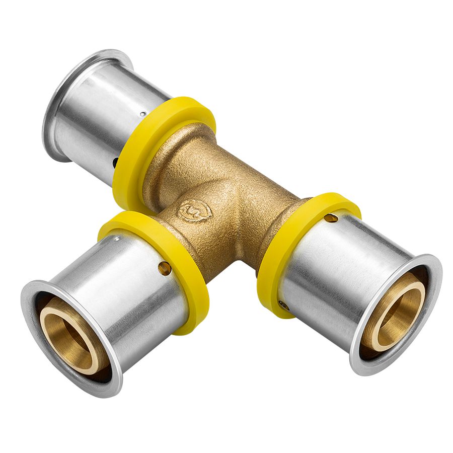 T-koppeling Ultrapress (Multipress) Gas 16x16x16mm K7240G VVE=2