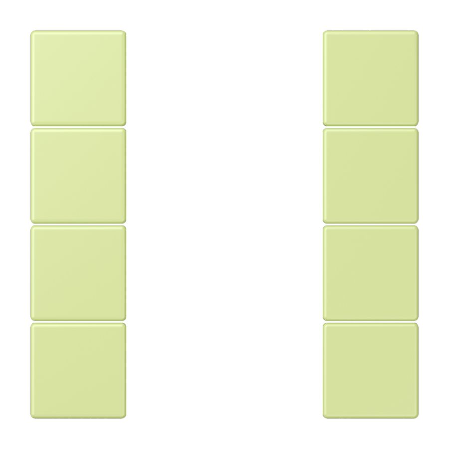 Tastafdekking F50 4-voudig compleet LC32053 KNX