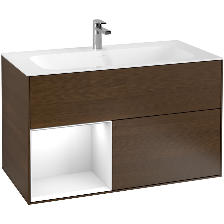 Wastafelonderkast Finion 996x591x498mm W.Veneer F030GFGN