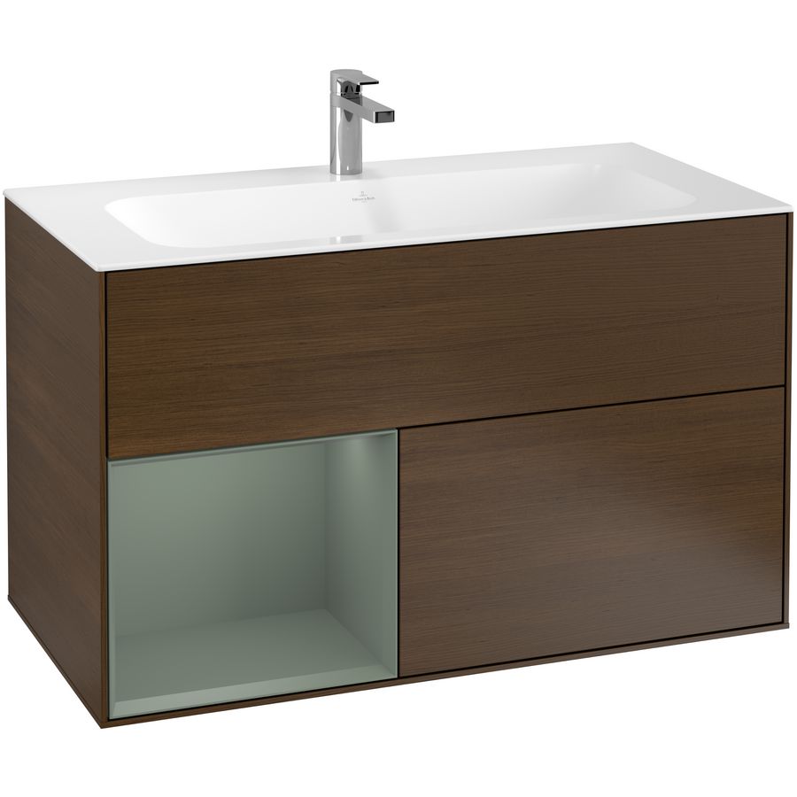 Wastafelonderkast Finion 996x591x498mm W.Veneer F030GMGN