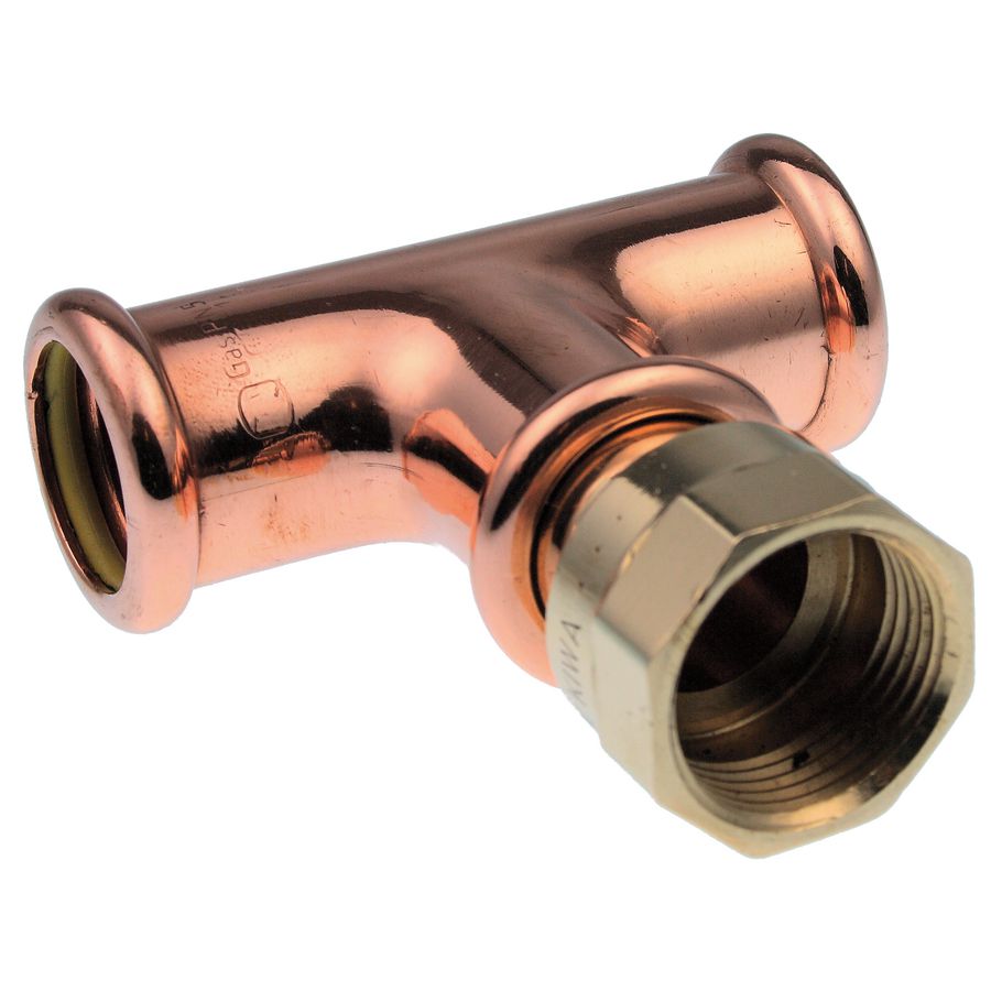 T-koppeling verlopend XPress CU-G 35x1/2"bn.x35mm G6130G