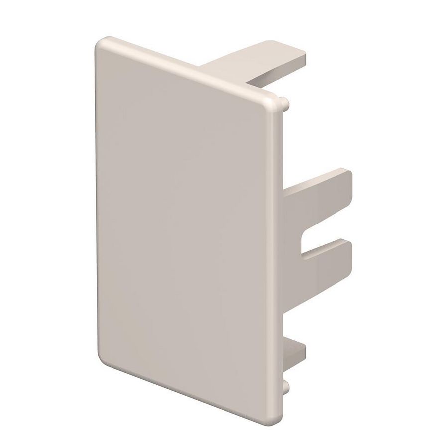Eindstuk 30x45mm polyvinylchlorid creme wit 9001 VVE=10