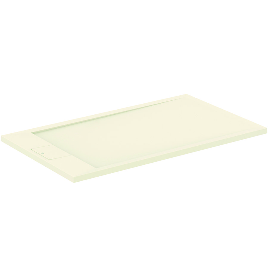 Douchebak I.LIFE ultra flat solid composiet 120x70cm rechthoekig zandbeige