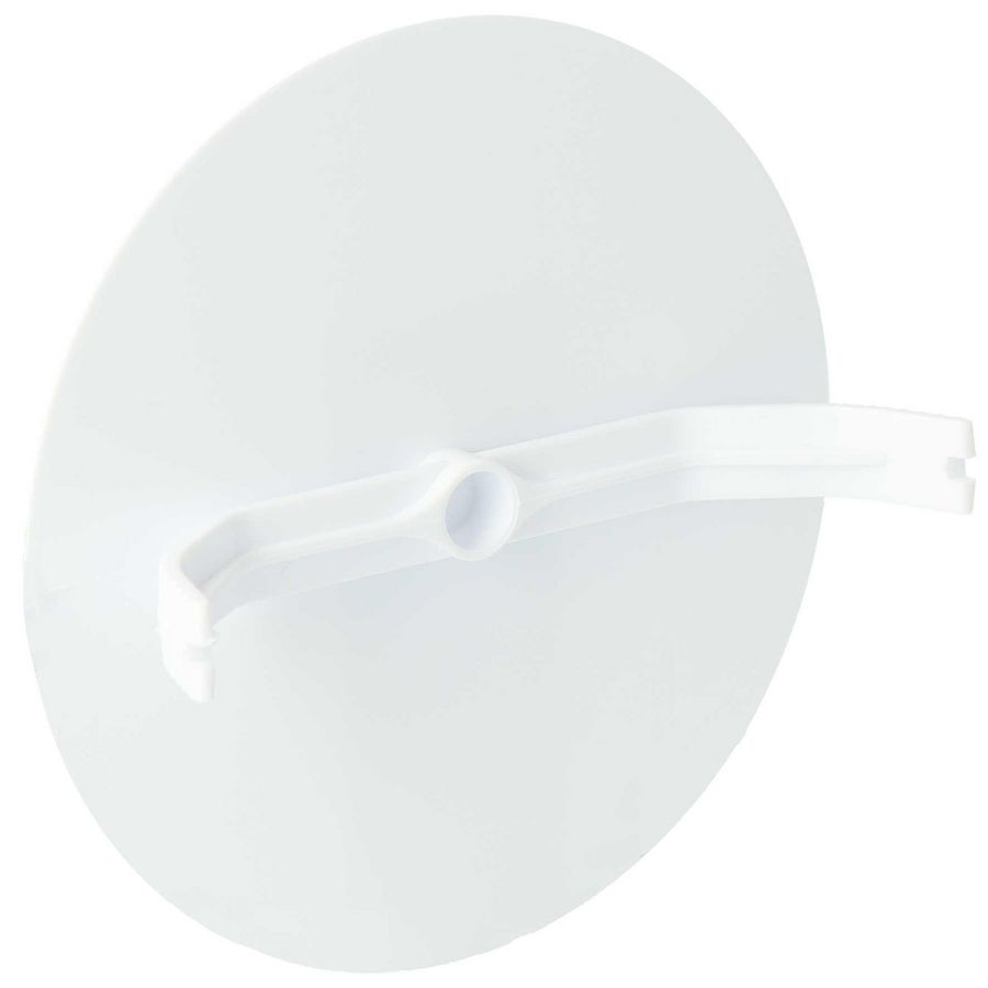 Afdekplaat zelfklemmend rond 95mm wit RAL9010