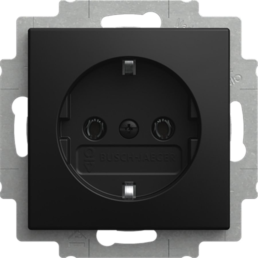 Wandcontactdoos ra cpl inbouw SI-B-matzwart (20 EUCR-915)