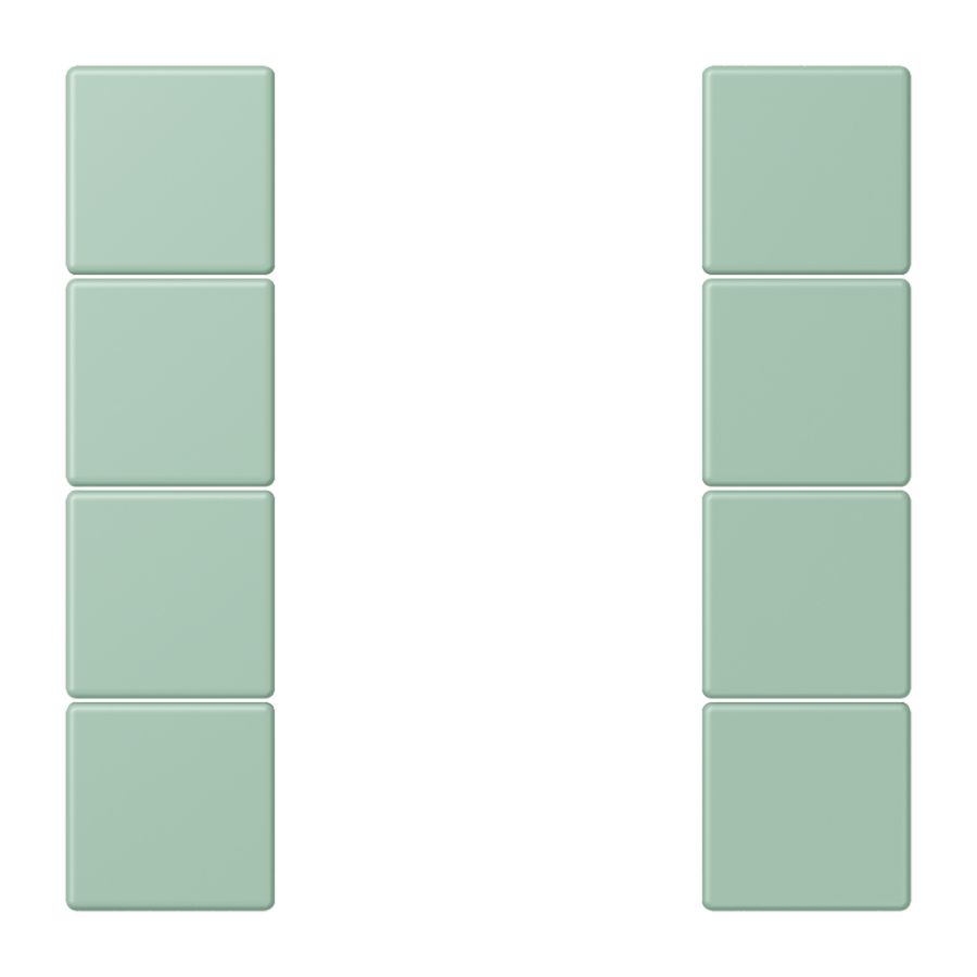 Tastafdekking F50 4-voudig compleet LC32041 KNX