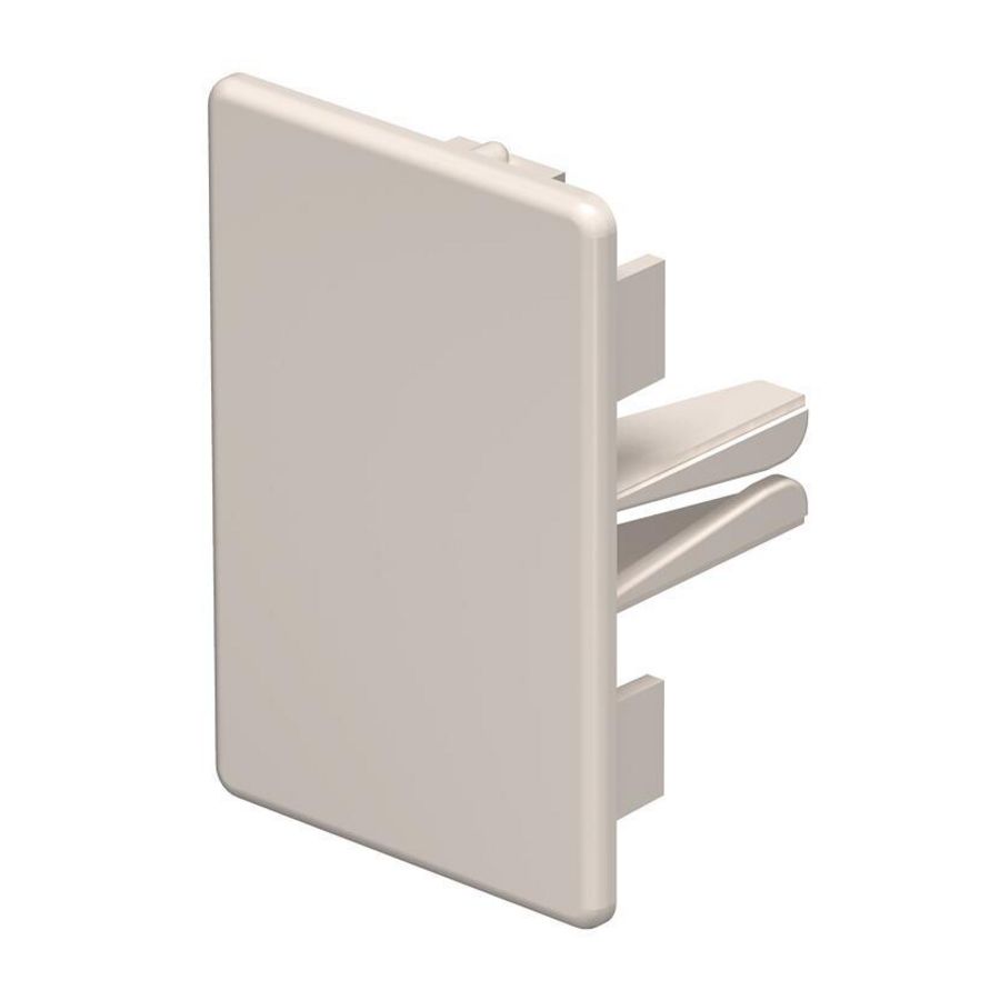 Eindstuk 40x60mm polyvinylchlorid creme wit 9001 VVE=10