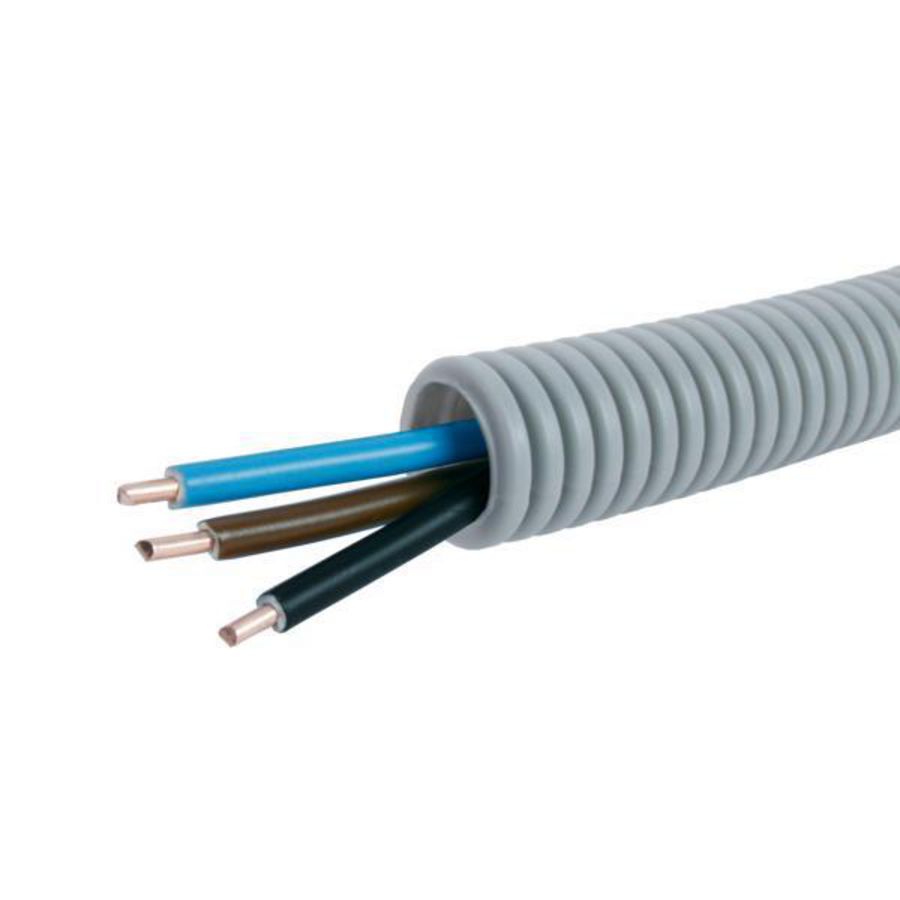 Lengte a 100m. FlexPP GR 16 BL/BR/ZW 2x2,5+1x1,5