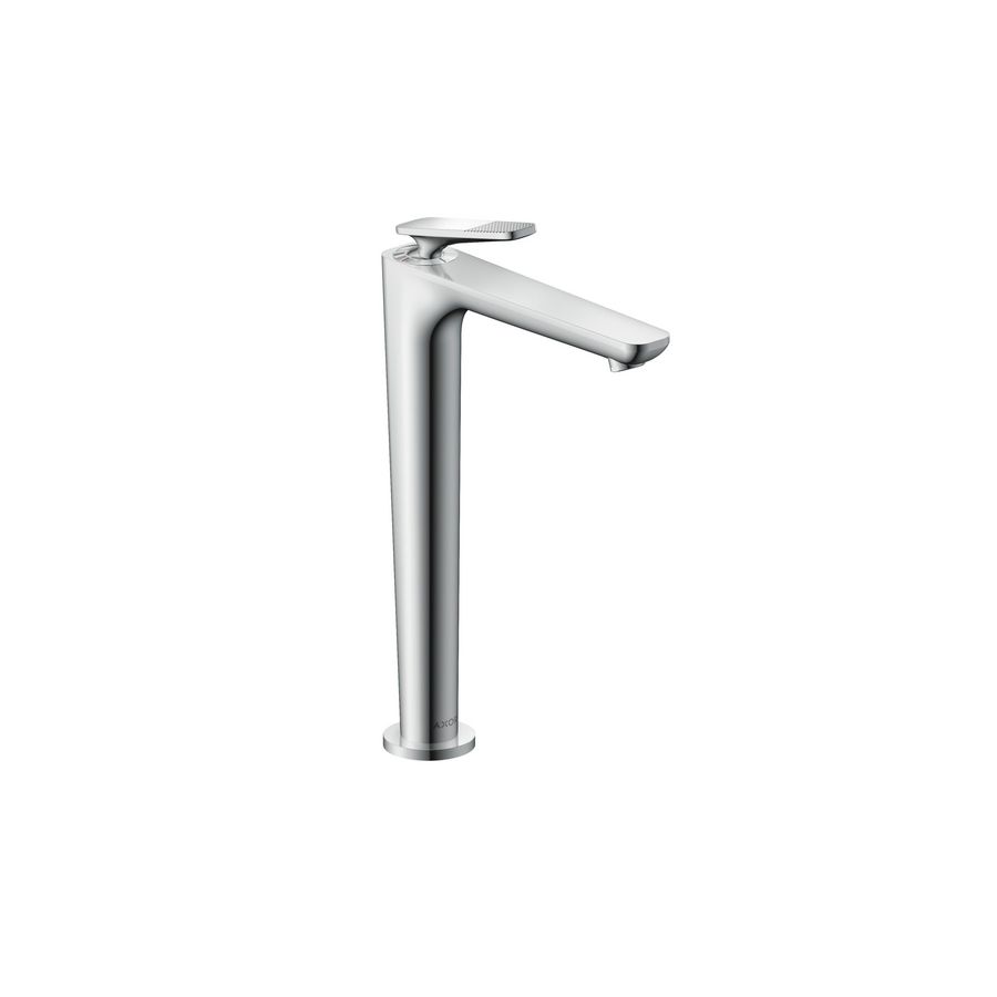 1-hendel wastafelmengkraan 250 Coolstart + PushOpen afvoerplug Cubic Cut greep chroom Citterio-C