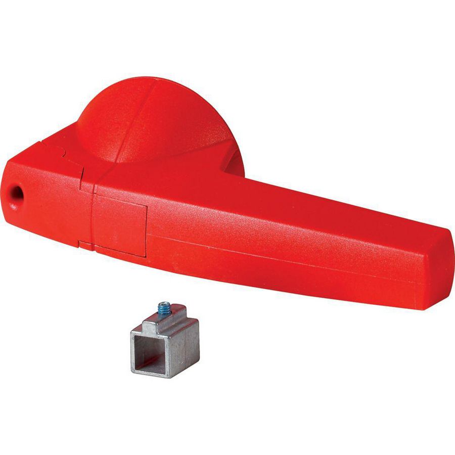 Draaigreep 10mm directe opbouw rood