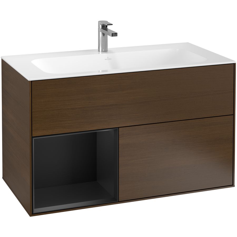 Wastafelonderkast Finion 996x591x498mm W.Veneer F030PDGN