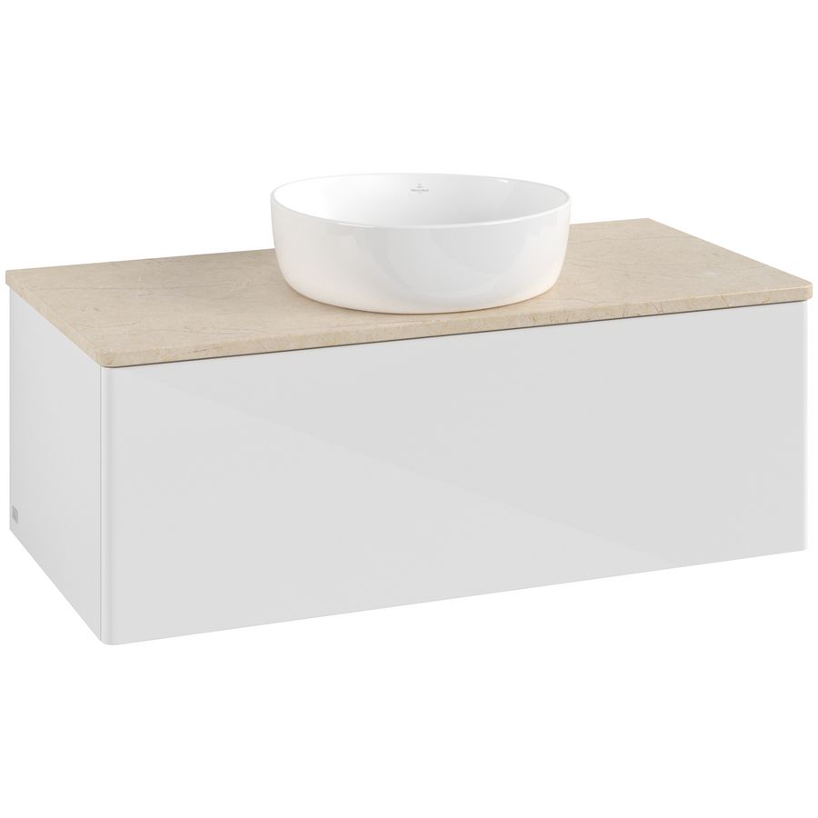 Wastafelonderkast Antao 1000x360x500mm G.White.L L31013GF