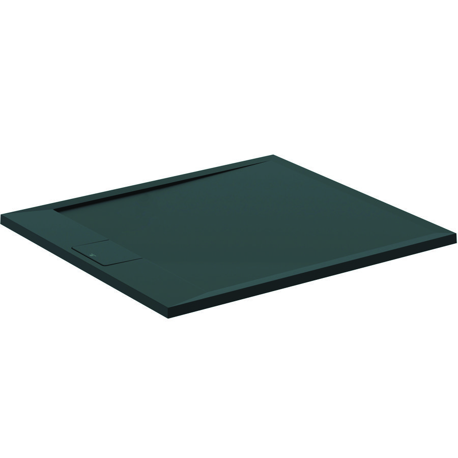 Douchebak I.LIFE ultra flat solid composiet 100x90cm rechthoekig zwart