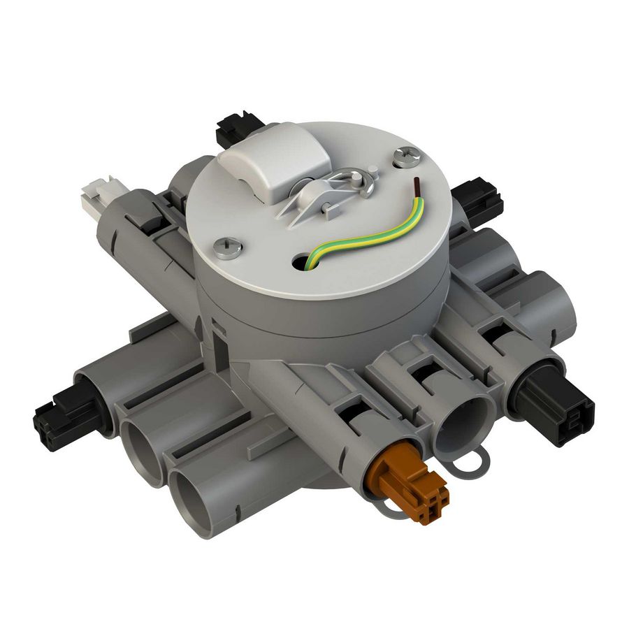 Stekerbare centraaldoos serieschakeling CHS75-S3