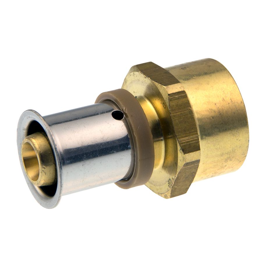 Schroefbus recht Ultrapress (Multipress) 16x1/2" bn. K7022