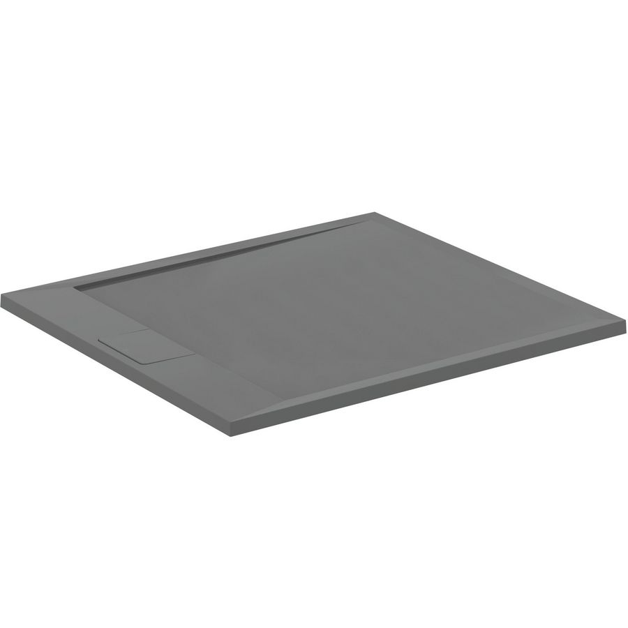 Douchebak I.LIFE ultra flat solid composieta100x90cm rechthoekig betongrijs