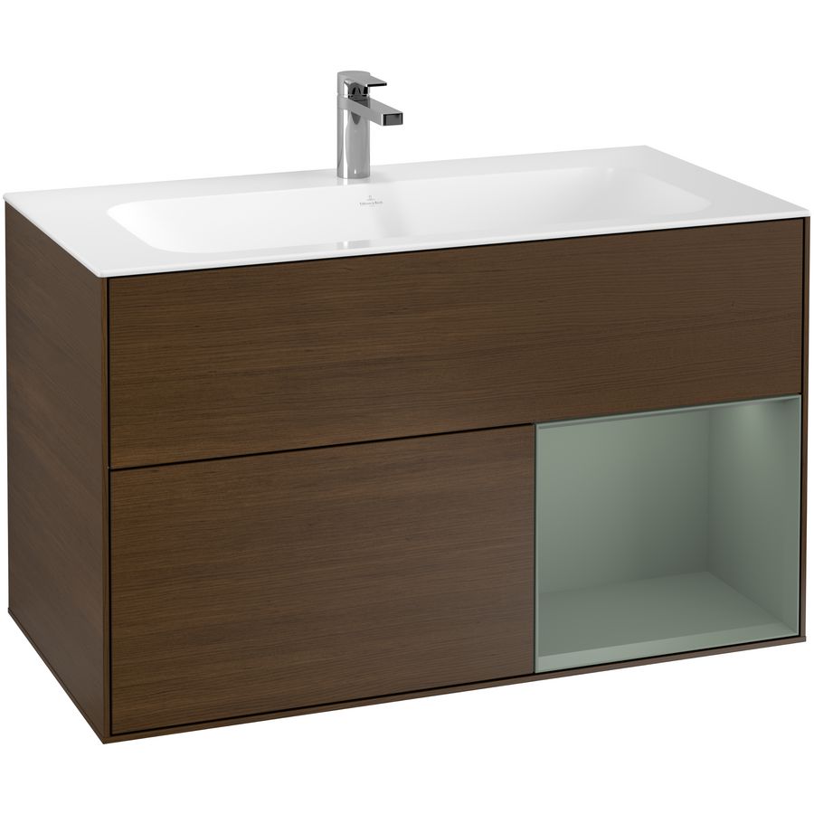 Wastafelonderkast Finion 996x591x498mm W.Veneer F040GMGN