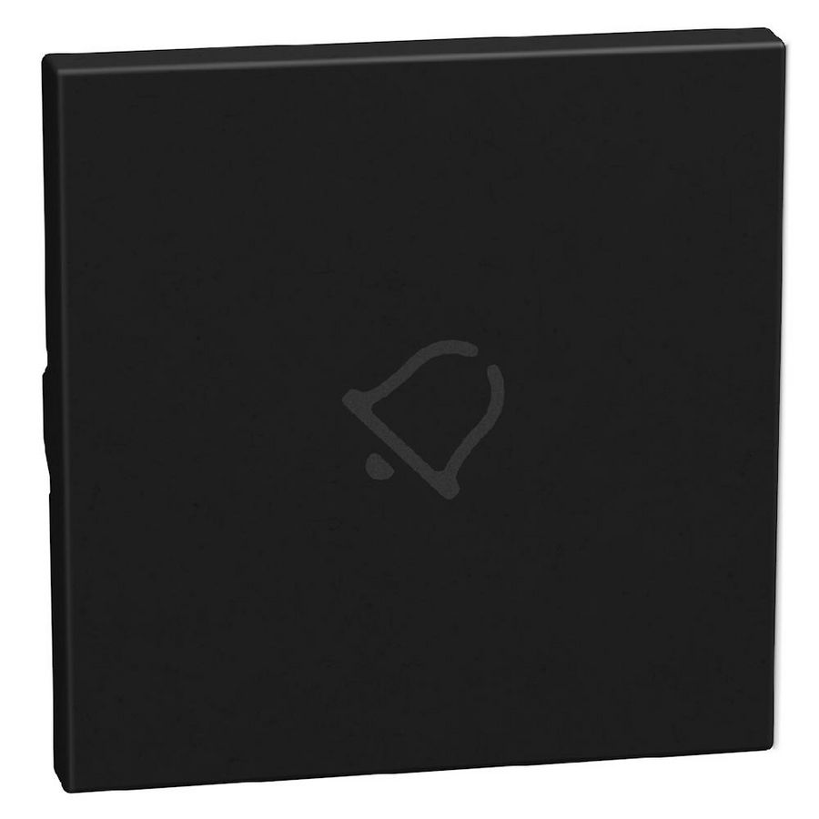Light Now axiale toets met pictogram bel 2 modules - zwart