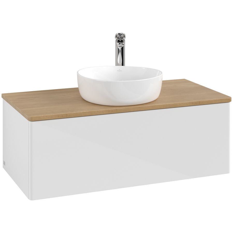 Wastafelonderkast Antao 1000x360x500mm G.White.L L31051GF