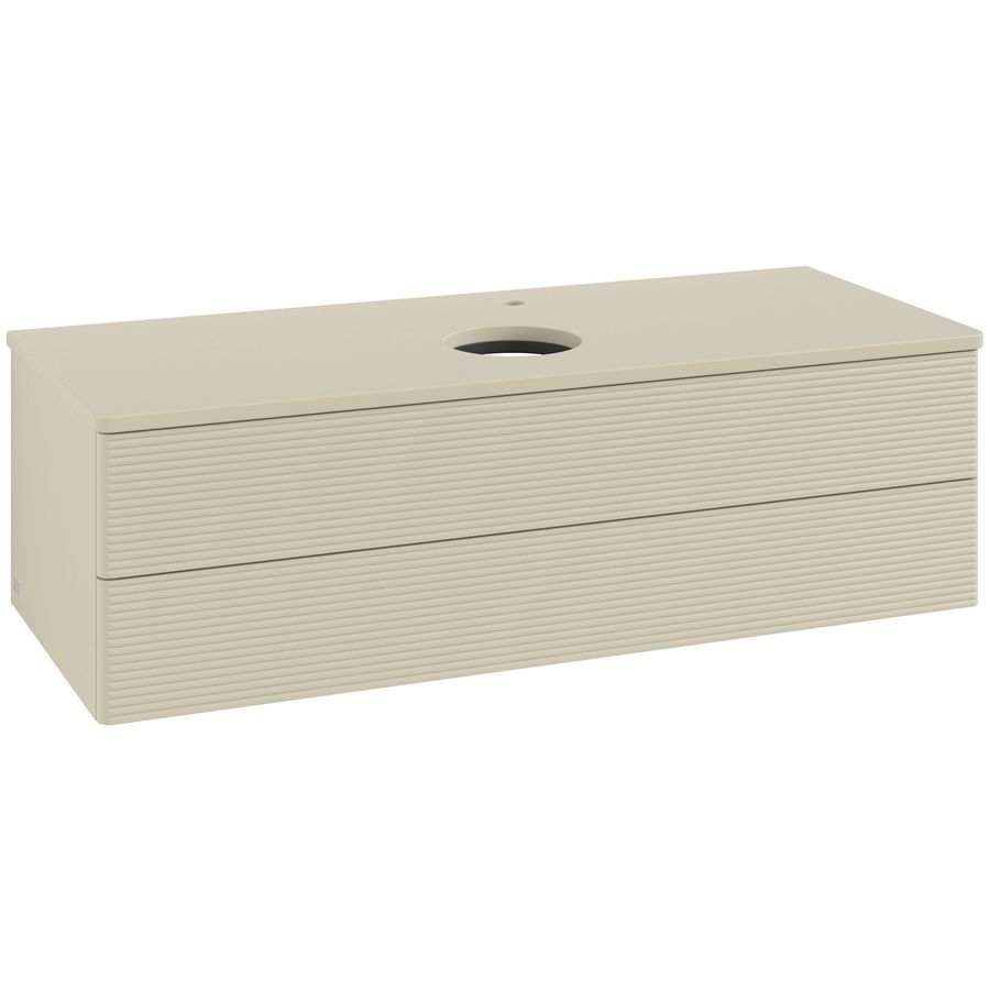 Wastafelonderkast Antao 1200x360x500mm S.Grey Matt Lacquer K21150HJ