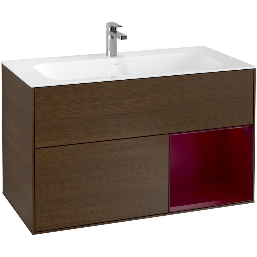 Wastafelonderkast Finion 996x591x498mm W.Veneer F040HBGN