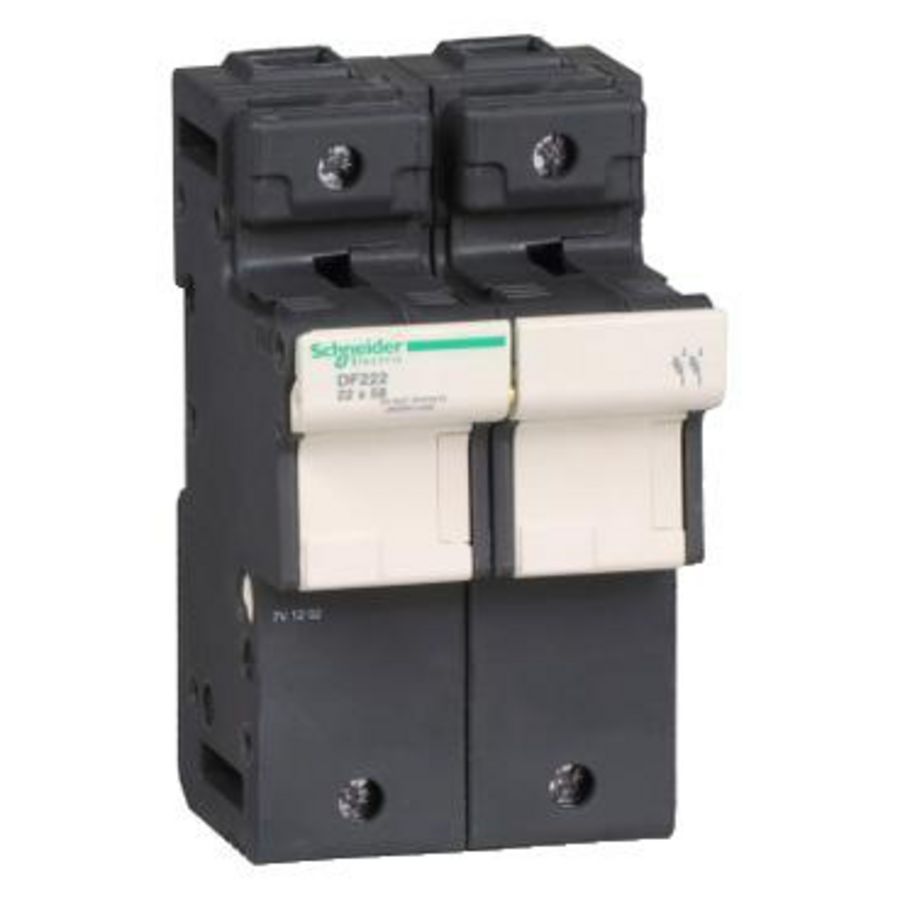 Zekeringhouder 2P -125A Zekeringmaat 22x58mm TeSys VVE=3