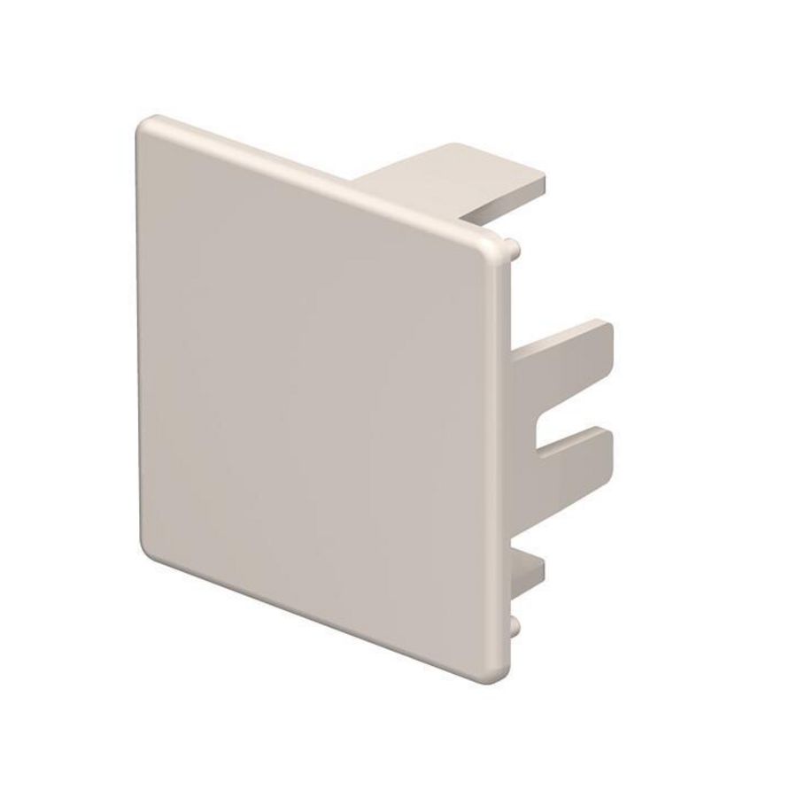 Eindstuk 40x40mm polyvinylchlorid creme wit 9001 VVE=10