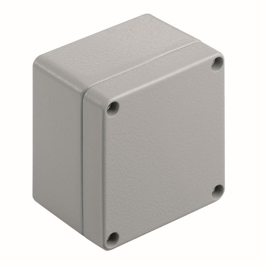 Schakelkast leeg aluminium 75x80x57mm Powder-coate VVE=10