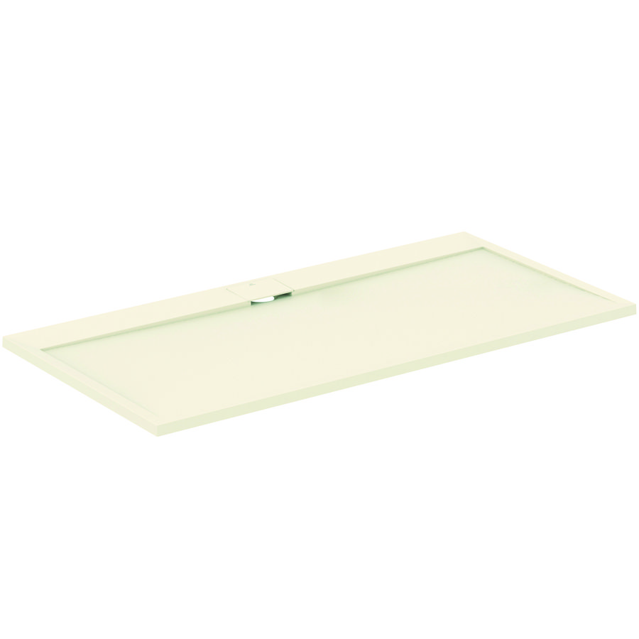 Douchebak I.LIFE ultra flat solid composiet 180x90cm rechthoekig zandbeige