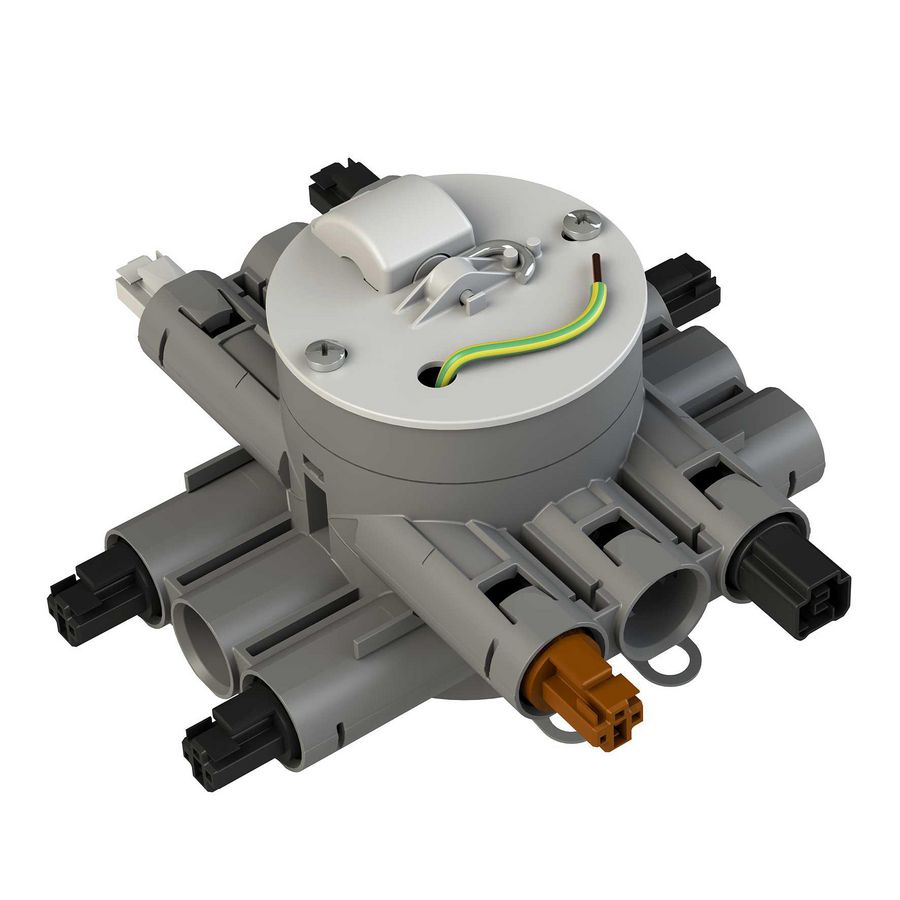 Stekerbare centraaldoos serieschakeling CHS75-S4