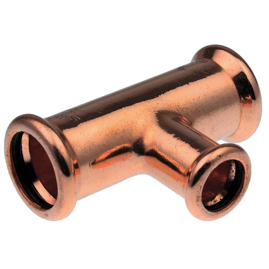 T-koppeling verlopend XPress CU 28X35x28mm 7128