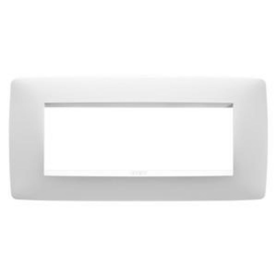 ONE PLATE-IN PAINTED TECHNOPOLYMER-6 MODULE-SATIN WHIT