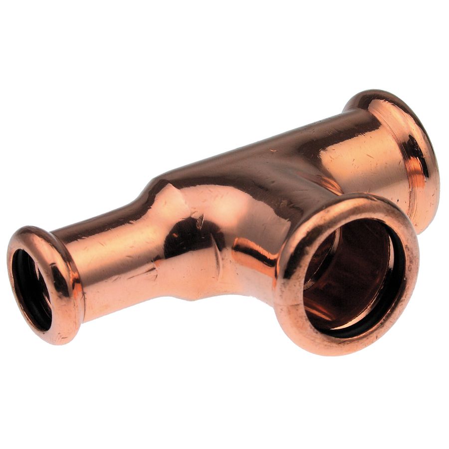 T-koppeling verlopend XPress CU 22x22x15mm 7126