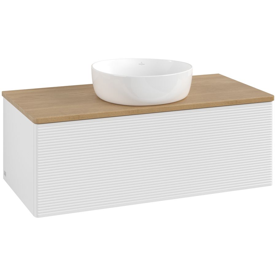 Wastafelonderkast Antao 1000x360x500mm G.White.L L31111GF