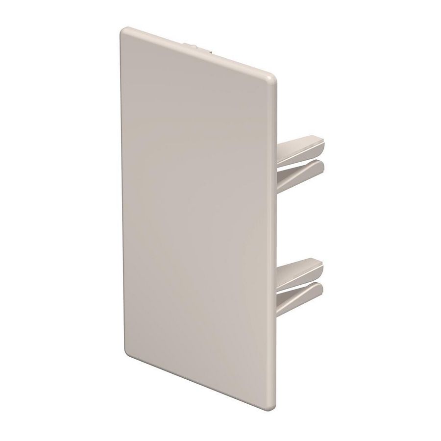 Eindstuk 60x110mm polyvinylchlorid creme wit 9001 VVE=10