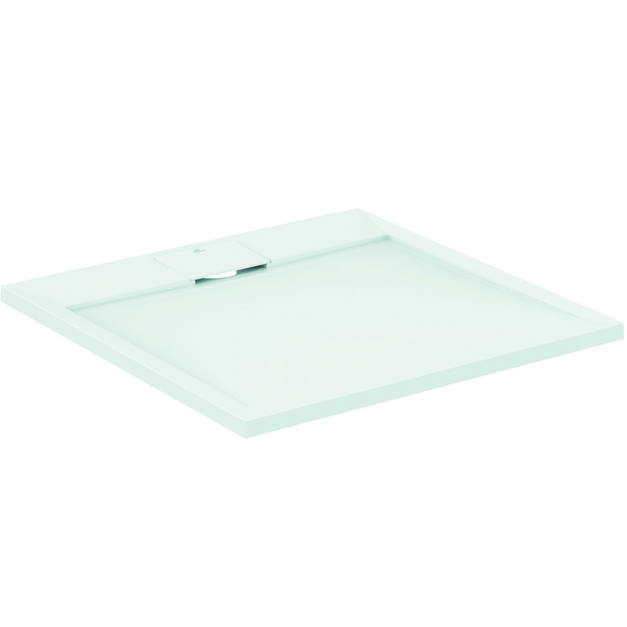 Douchebak I.LIFE ultra flat solid composiet 80x80cm vierkant wit