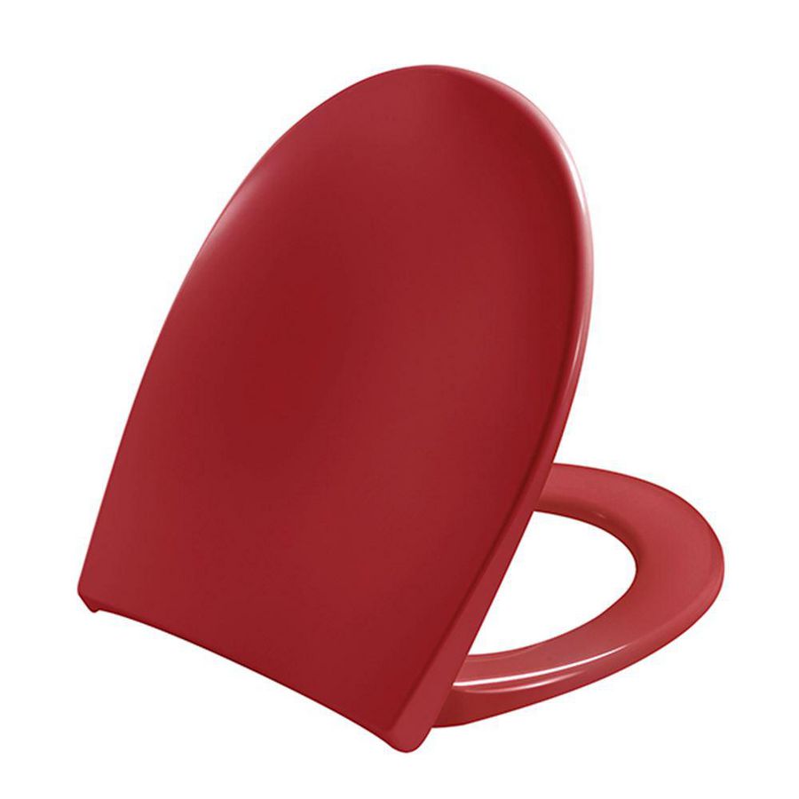 Closetzitting SCANDINAVIA PLUS rood softclose en liftoff boutlengte 60mm D05
