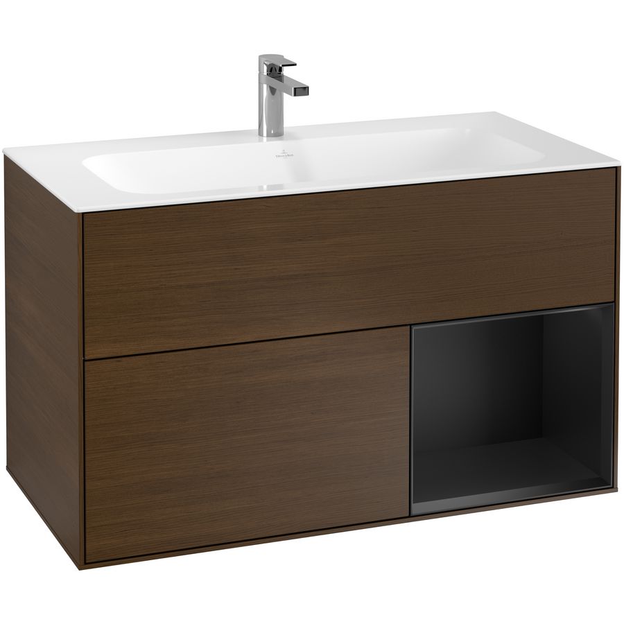 Wastafelonderkast Finion 996x591x498mm W.Veneer F040PDGN
