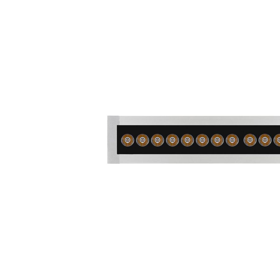 LED-Linear inbouwarmatuur 3000K 20.5W statisch symm. intensi