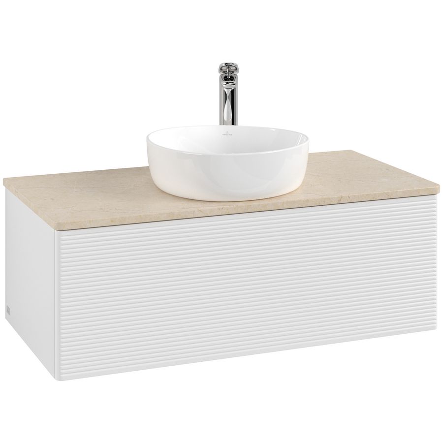 Wastafelonderkast Antao 1000x360x500mm G.White.L L31153GF