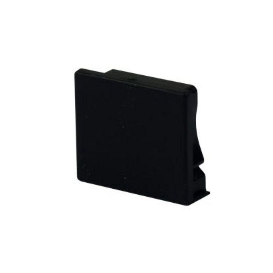 Eindkap E77B voor profiel SL15/NL15 zwart