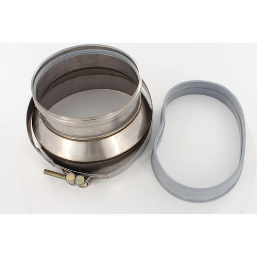 Verloopstuk lucht/rookgas 200/250