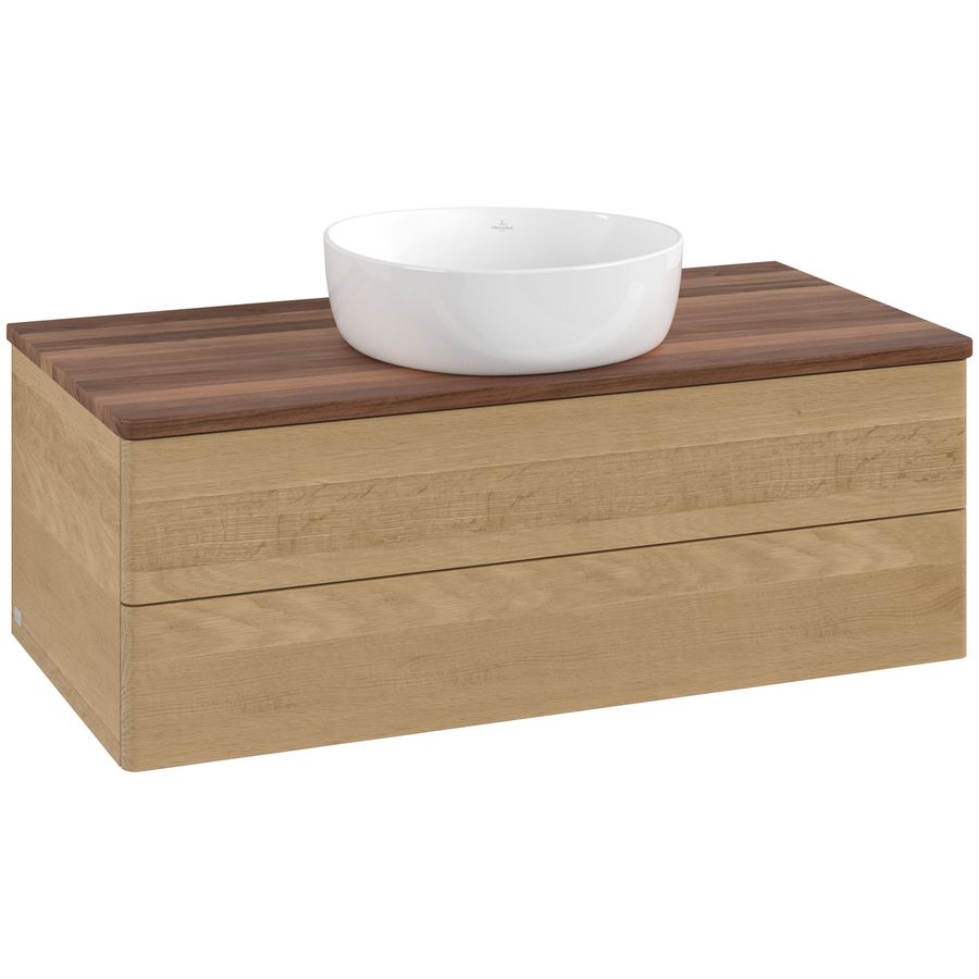 Wastafelonderkast Antao 1000x360x500mm Honey Oak K20012HN