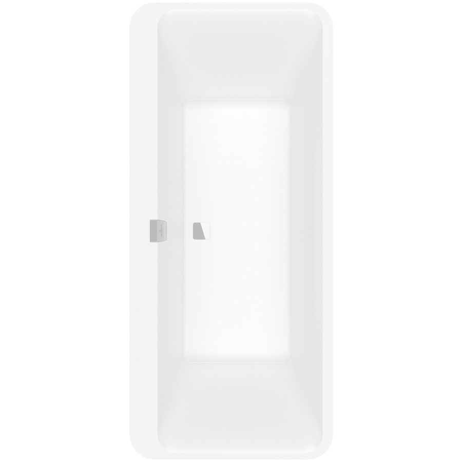 Bad Square Edge 12 vrijstaand 180x80cm qryl UBQ180SQE9W2BCV-RW