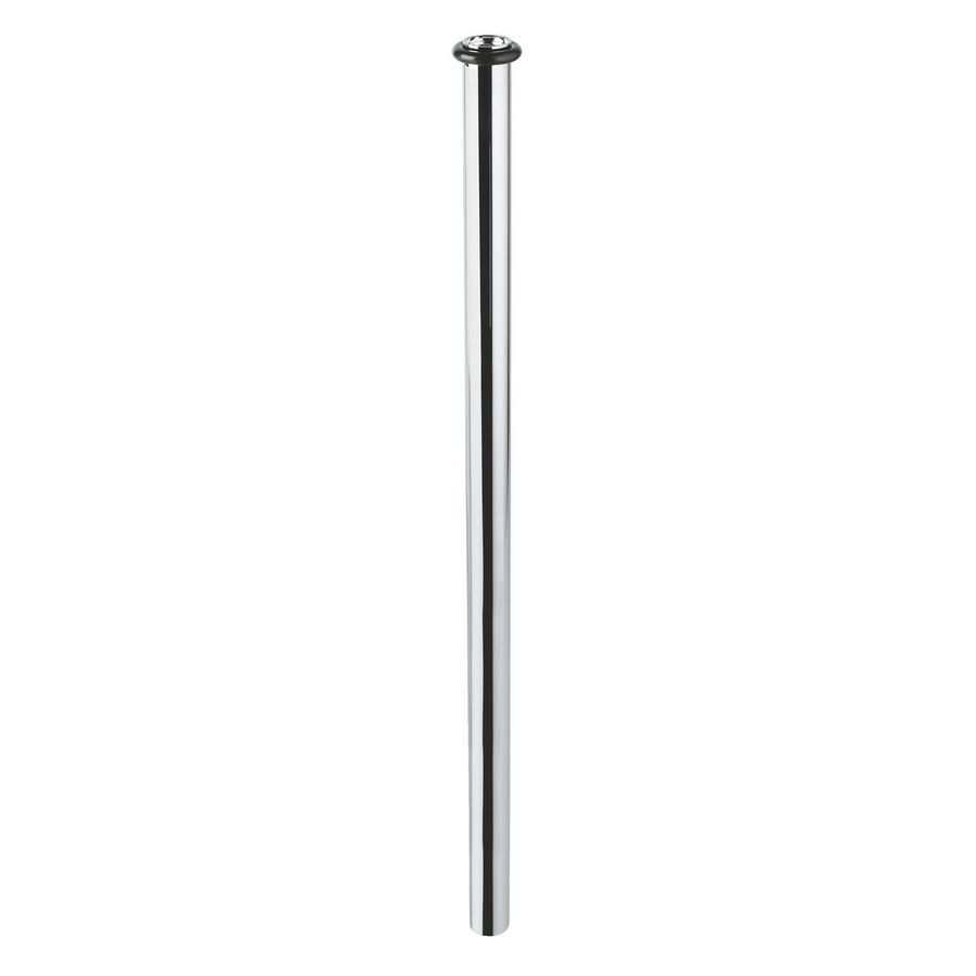 Urinoirspoelpijp chroom recht 400mm diameter 18mm