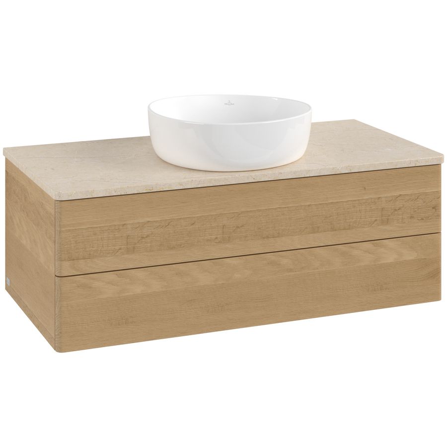 Wastafelonderkast Antao 1000x360x500mm Honey Oak K20013HN