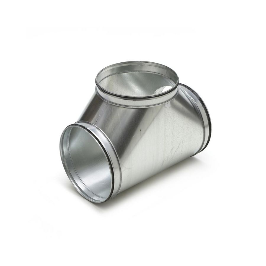 Spiraal T-stuk T9 90° 355mm vv KEN-LOK