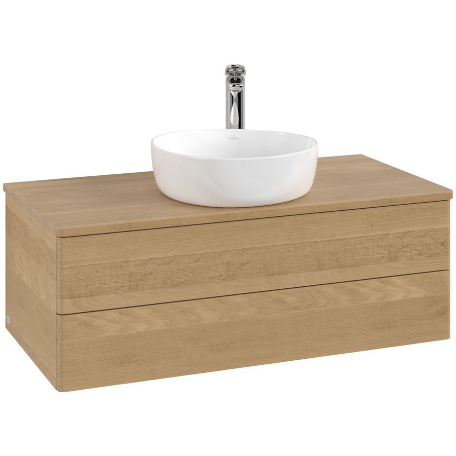 Wastafelonderkast Antao 1000x360x500mm Honey Oak K20051HN