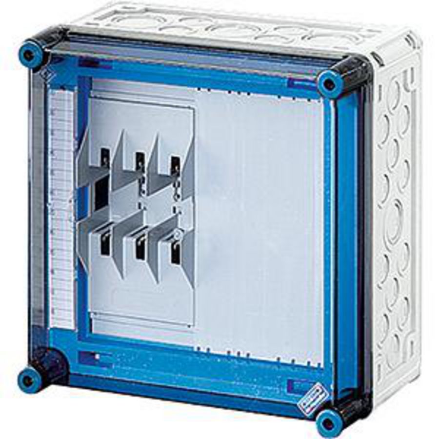 Zekeringk. 1x160A NH00 3p op r. 250A 5 P. BM2 300x300mm